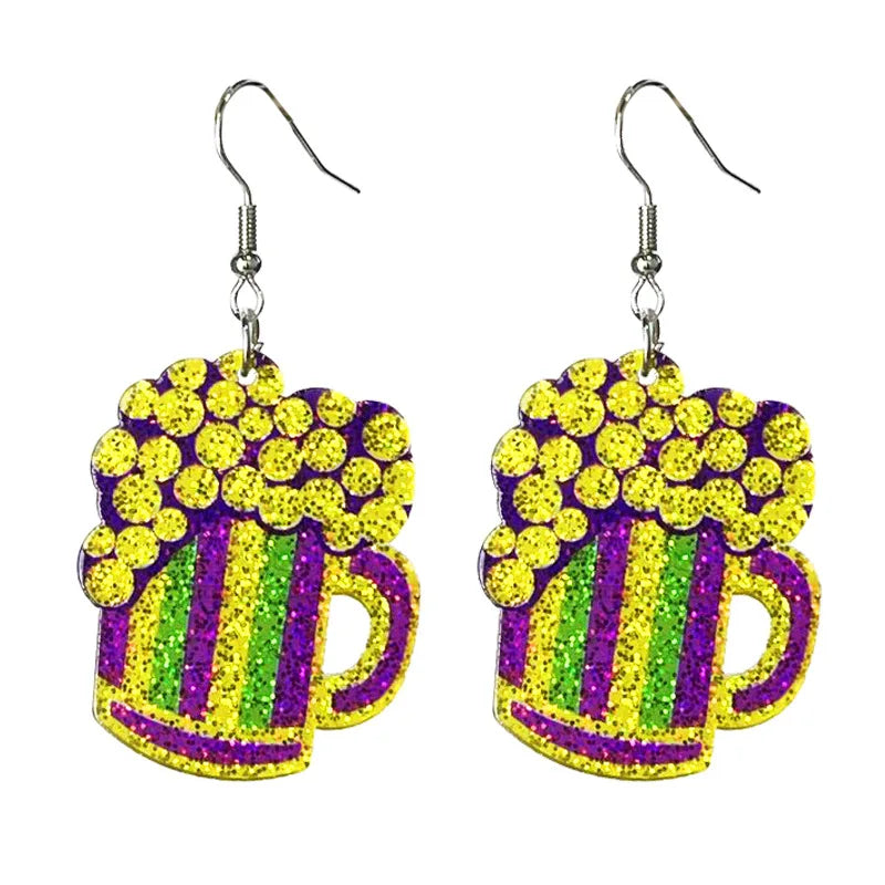 Mardi Gras Carnival -  Earrings