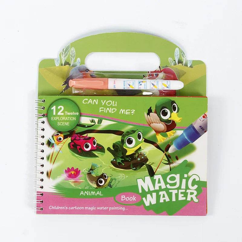Montessori - Magical Water Painting Book - Shop Jobie