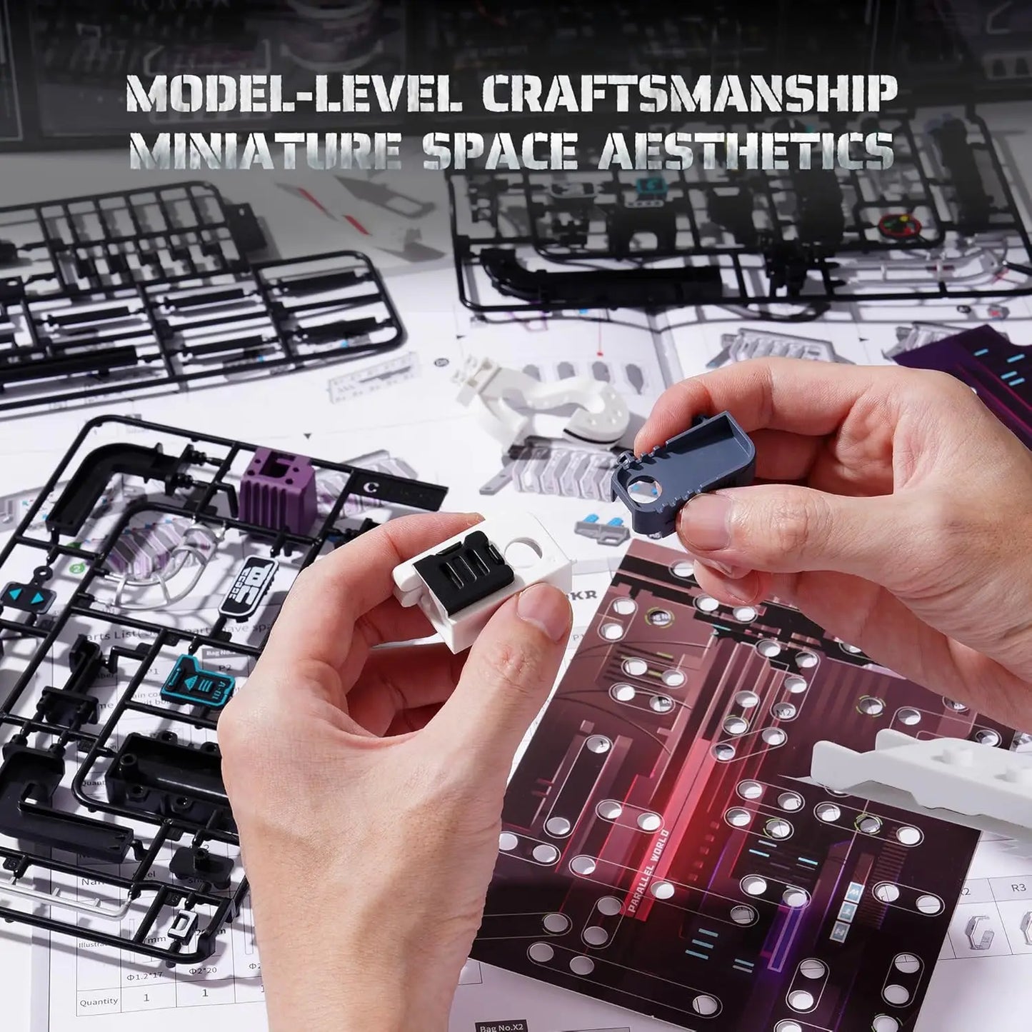 DIY - 140pc Parallel World Marble Run w/Lights