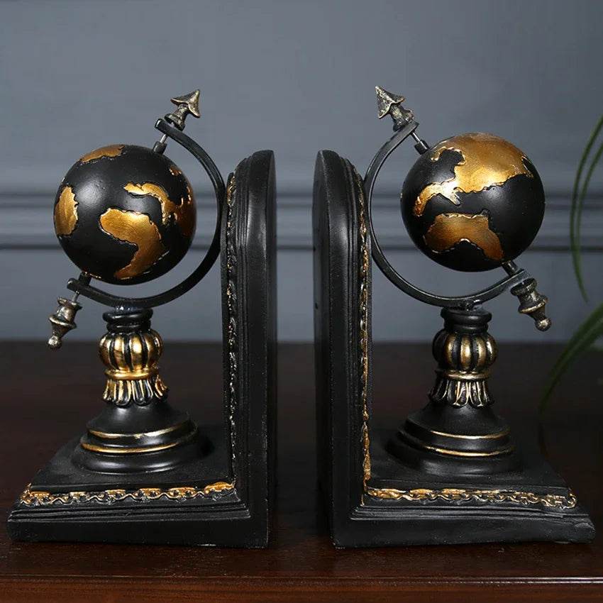 Bookends - Old World Retro Planet - Shop Jobie