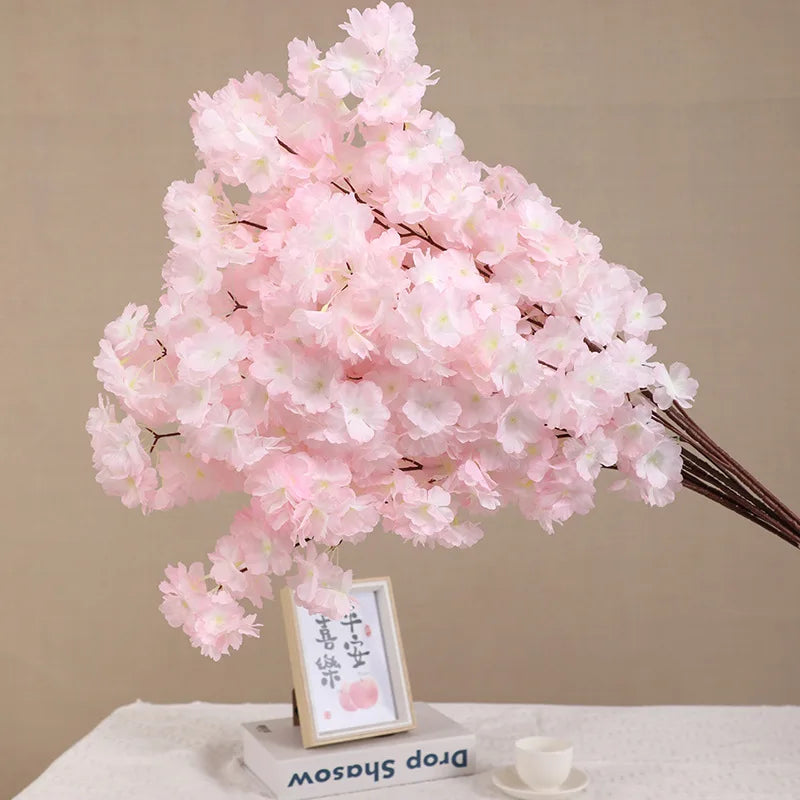 Silk Flower Bouquet - 2pc Branch Cherry Blossom Flower