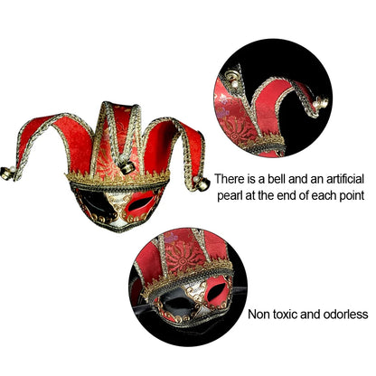 Mardi Gras & Masquerade Half Face Venetian Mask