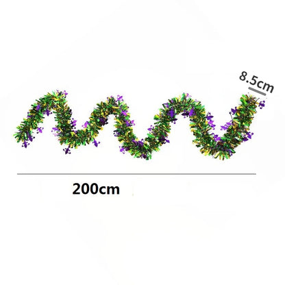 2M Mardi Gras Tinsel Garland