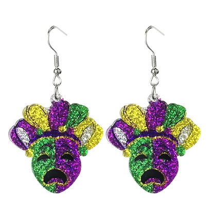 Mardi Gras Carnival -  Earrings