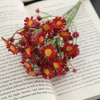 Silk Flower Bouquet - Bouquet of Chamomile Small Daisies