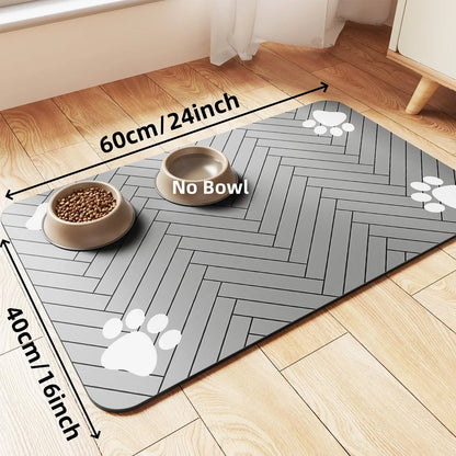 Waterproof & Absorbent Pet Feeding Mat