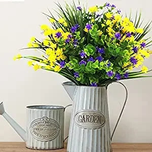 Silk Flowers - 10 Bundles Artificial Garden Decor!