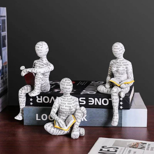 Reading Book Pulp Woman Thinker Statue - Shop Jobie