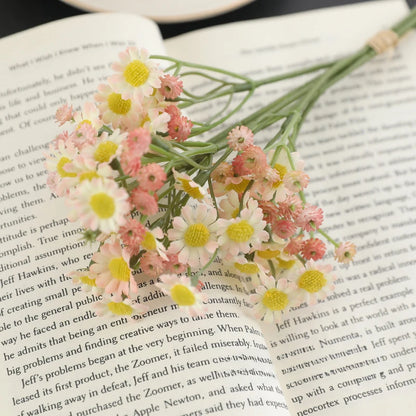 Silk Flower Bouquet - Bouquet of Chamomile Small Daisies