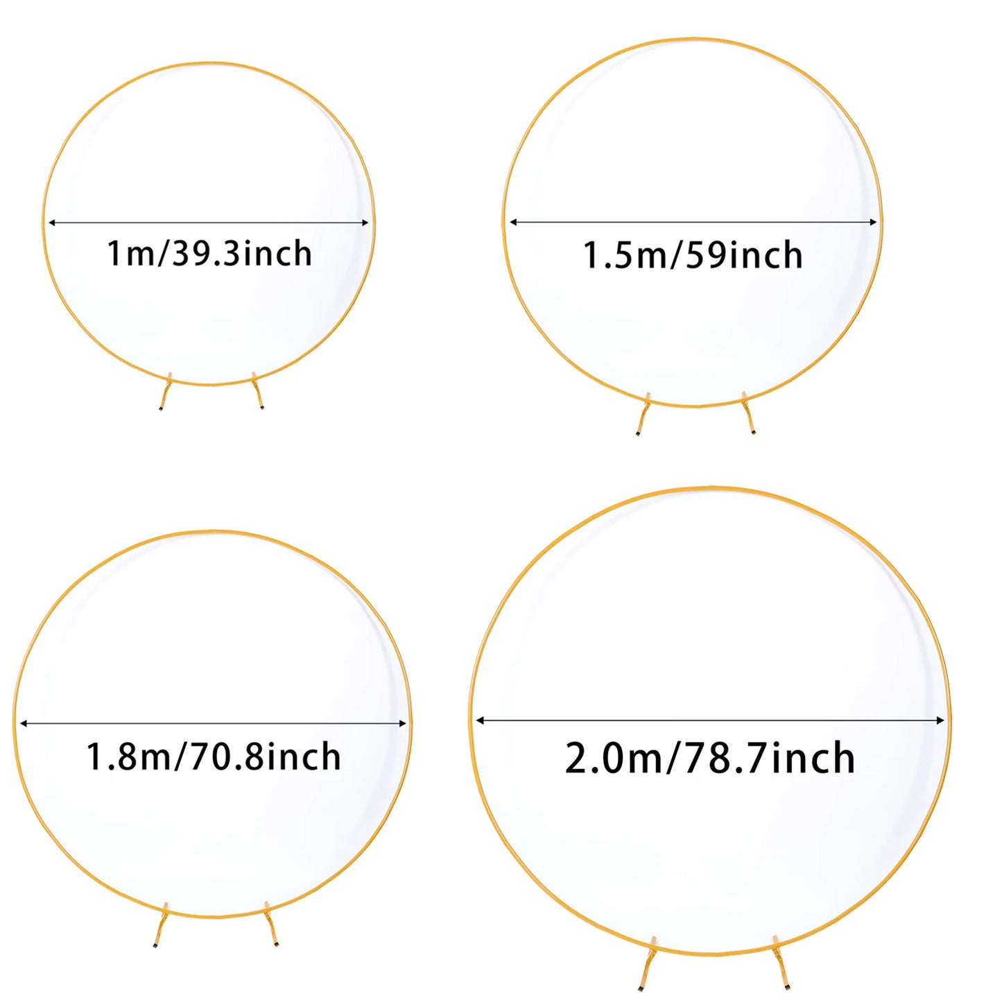 Circular Wedding & Party Background Frame