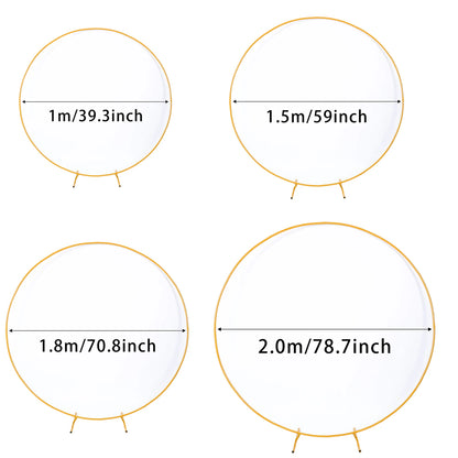 Circular Wedding & Party Background Frame