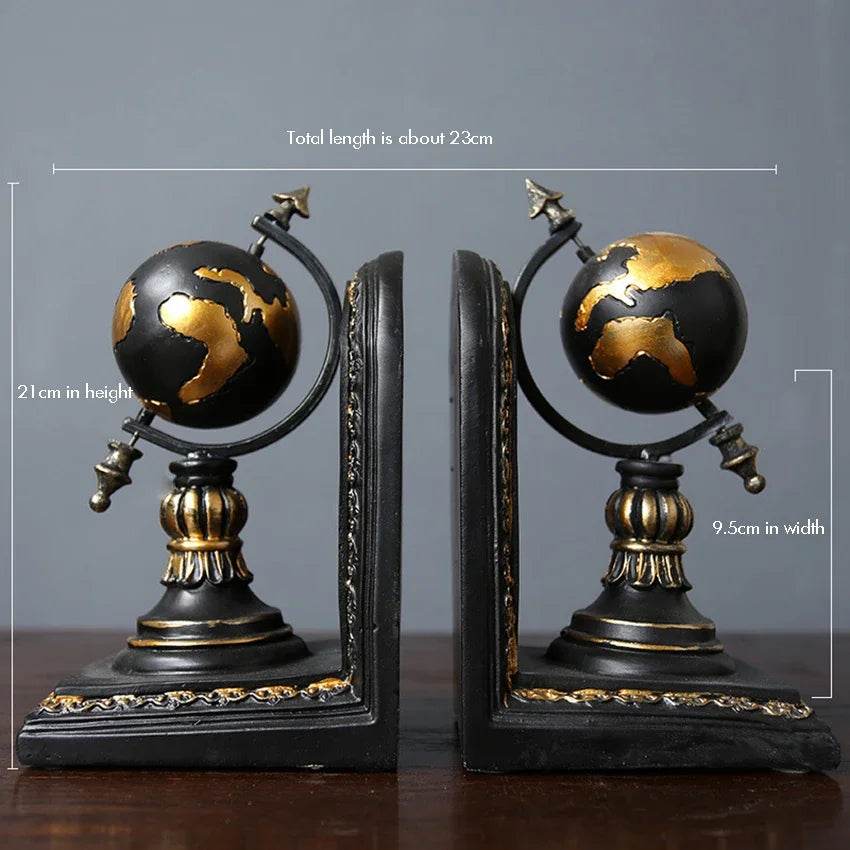 Bookends - Old World Retro Planet - Shop Jobie