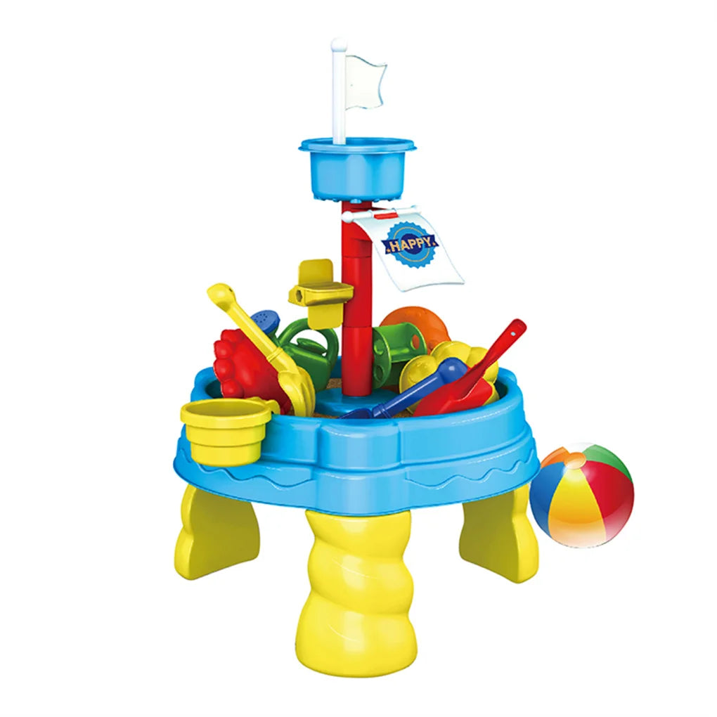 Sand Water Table w/Beach Toys