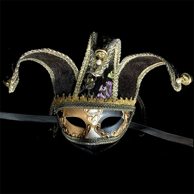 Mardi Gras & Masquerade Half Face Venetian Mask