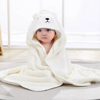 Cartoon Animal Baby Bath Towels - Shop Jobie