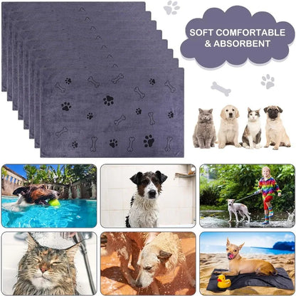 Quick-Drying Microfiber Pet Towel