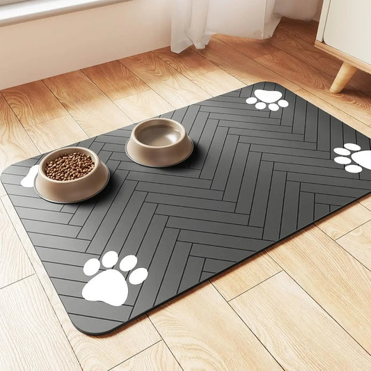 Waterproof & Absorbent Pet Feeding Mat