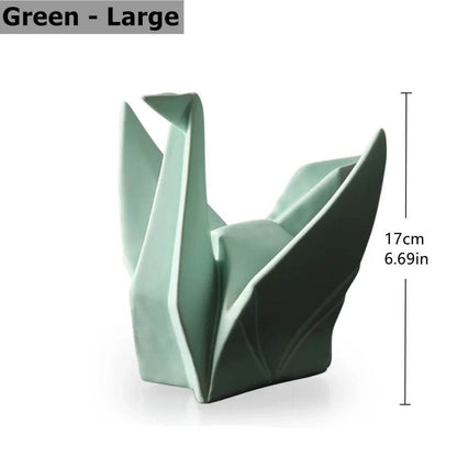 Modern Abstract Origami Bird Figurine - Shop Jobie