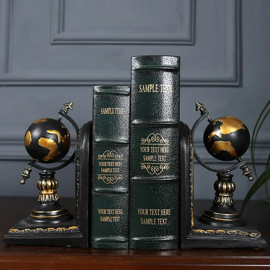 Bookends - Old World Retro Planet