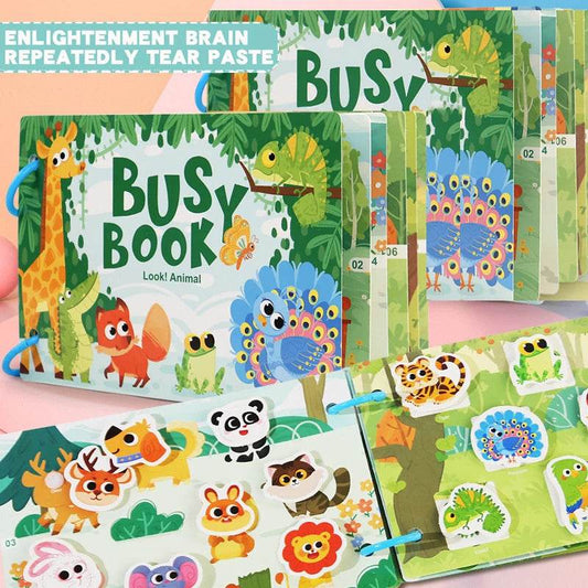 Montessori - My First Quiet Book Paste - Shop Jobie