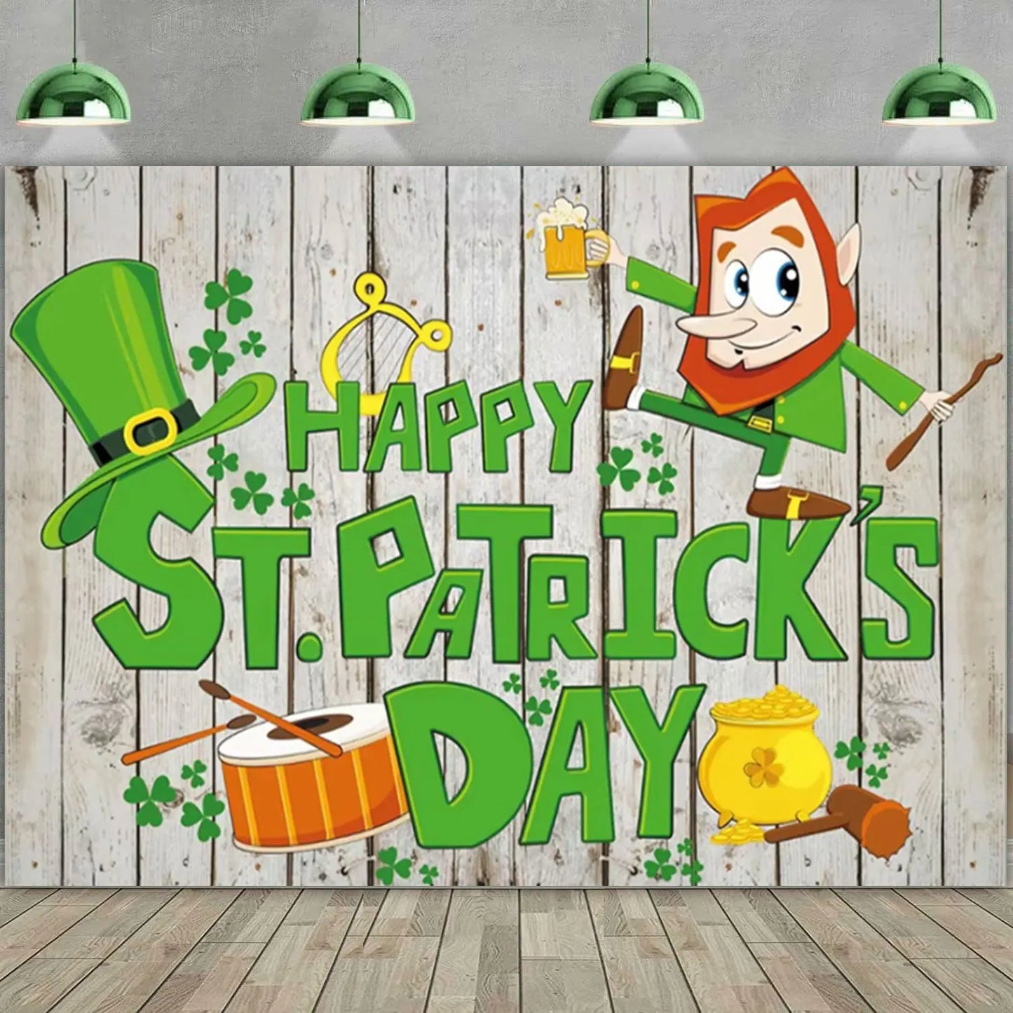 St. Patrick’s Day Photography Backdrop & Party Prop