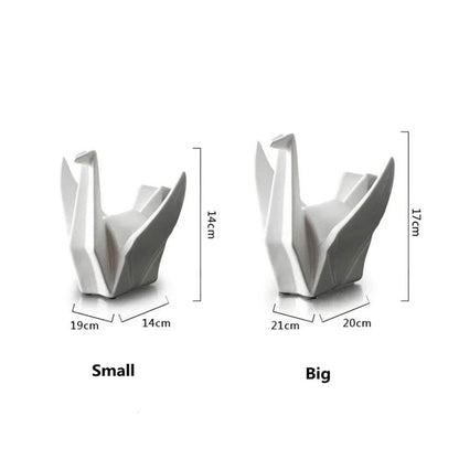 Modern Abstract Origami Bird Figurine - Shop Jobie