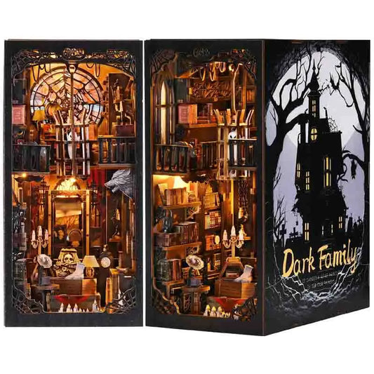 3D Wooden Puzzle DIY Kits - Gothic-inspired Book Nook Kit