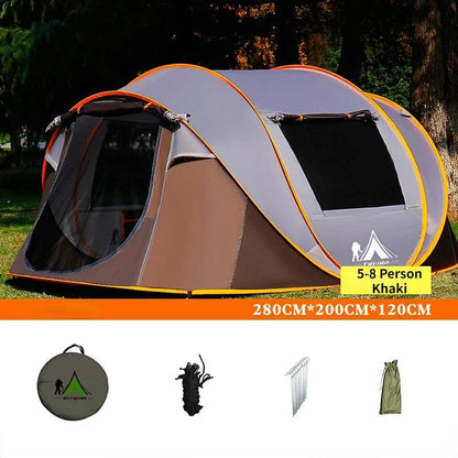 Outdoor 3-8 Person Automatic Pop Up Tent - Shop Jobie