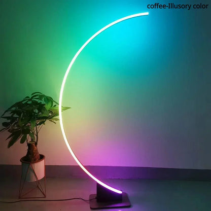 Minimalistic Arched Floor Lamp