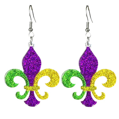 Mardi Gras Carnival -  Earrings