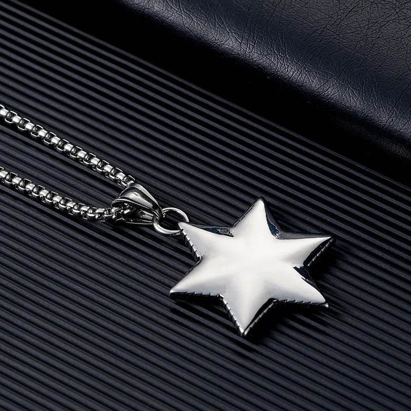 Punk Rock Jewish Star of David Pendant Necklace - Shop Jobie