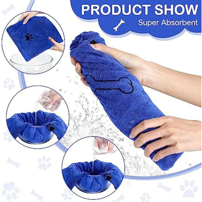 Quick-Drying Microfiber Pet Towel