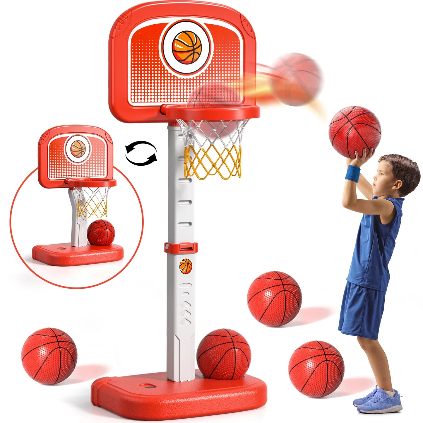 Basketball Hoop for Kids - Indoor/Outdoor
