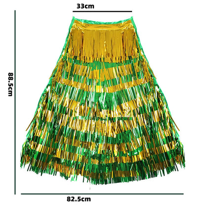 Saint Patrick's Day & Carnival - Irish Festival Tassel Cloak Costume