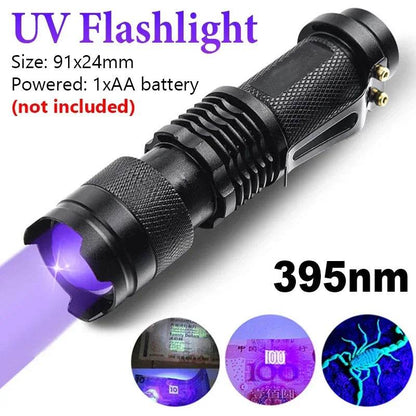 Mini LED Ultraviolet Flashlight - Shop Jobie