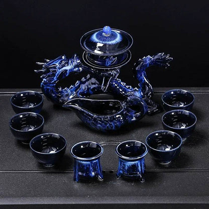 Dragon Kung Fu Teapot and Tea Cup Set - Shop Jobie