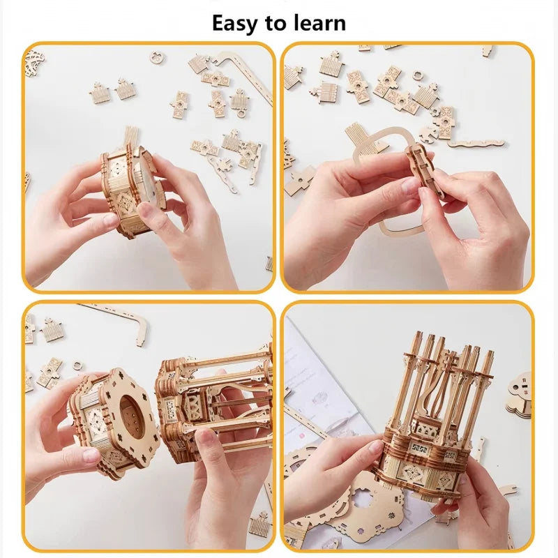 3D Wooden Puzzle DIY Kits - Seaside ATV Dune Buggy - 417pc