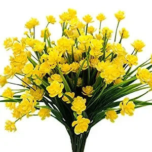 Silk Flowers - 10 Bundles Artificial Garden Decor!