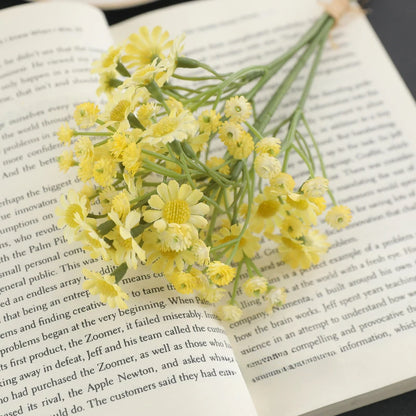 Silk Flower Bouquet - Bouquet of Chamomile Small Daisies