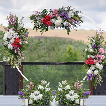 Heart Shape Wedding Arch Backdrop Frame