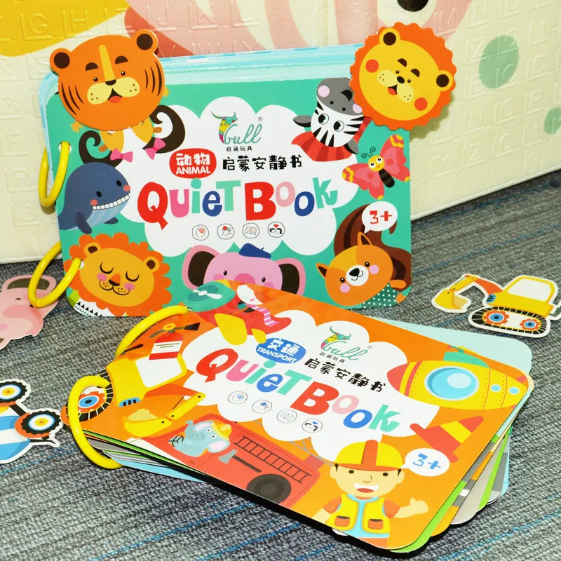 Montessori Style Activity Book - Animals & Nature