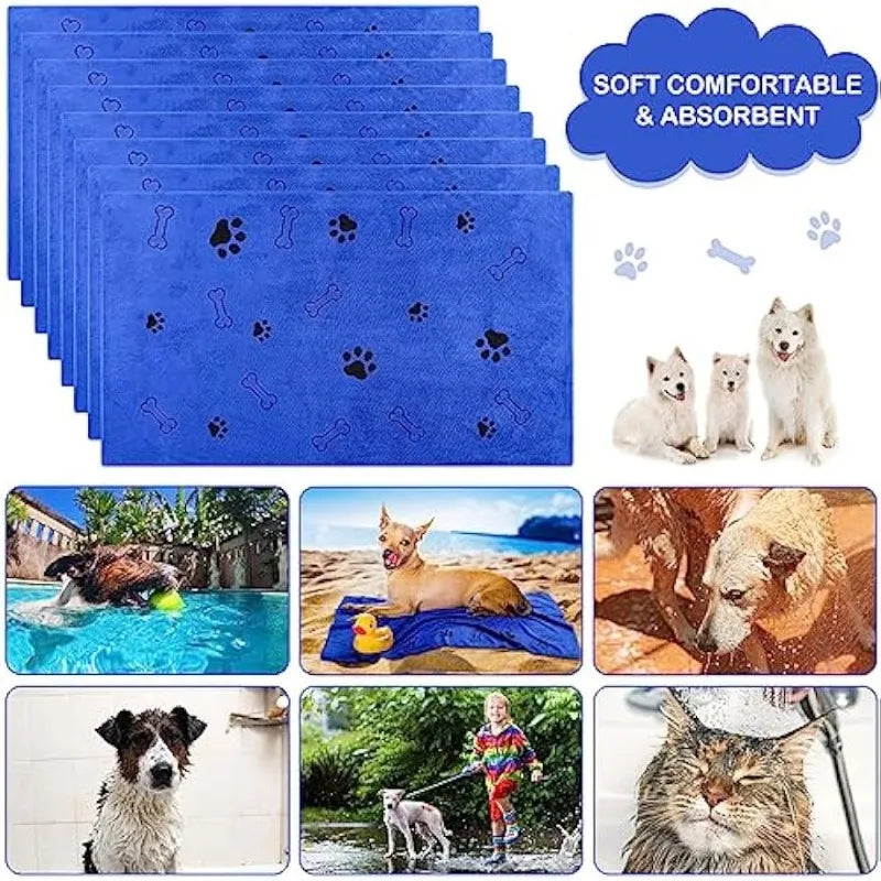 Quick-Drying Microfiber Pet Towel