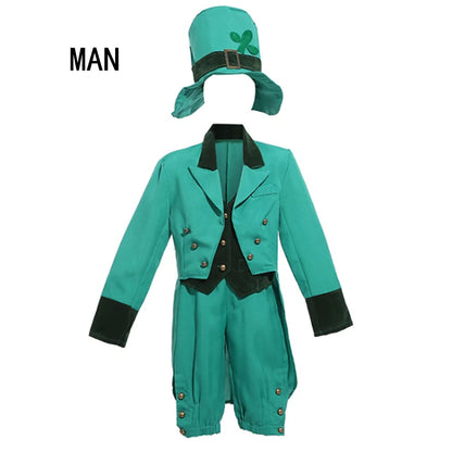 St Patrick Day Leprechaun Cosplay Party Costume
