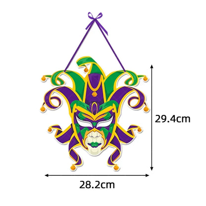 Mardi Gras Door Pendants Decor