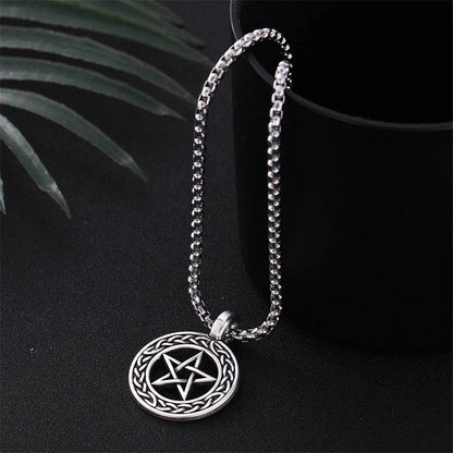 Vintage Pentagram Pendant Necklace - Shop Jobie