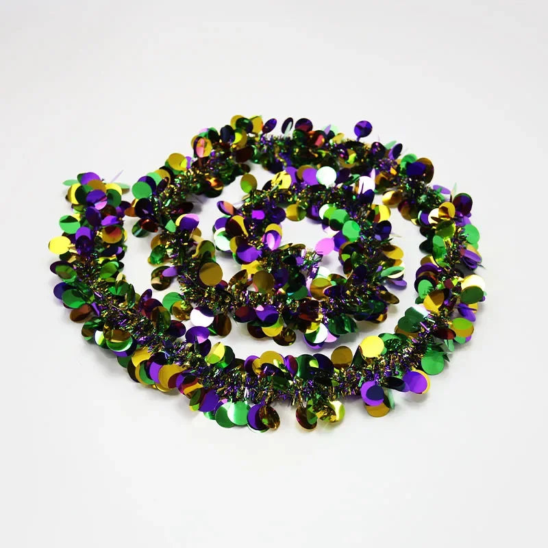 2M Mardi Gras Tinsel Garland