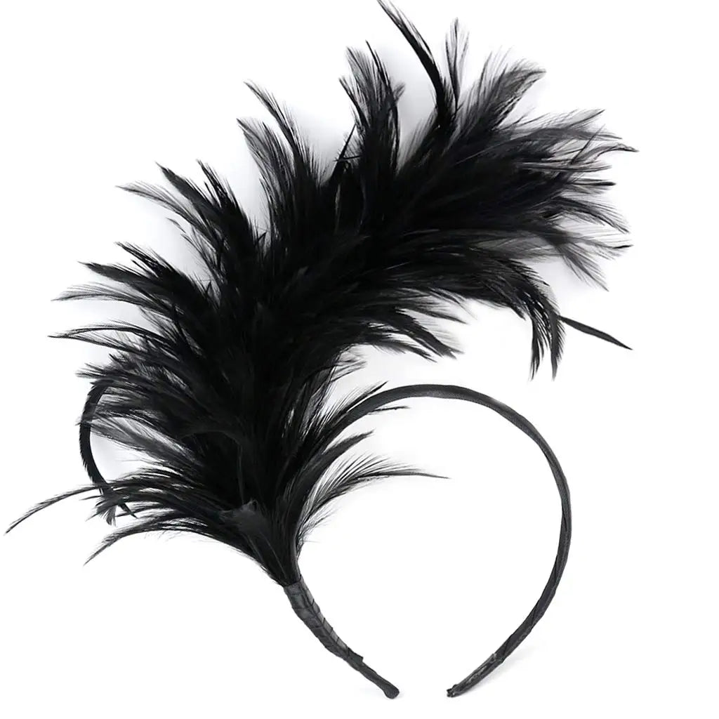 Mardi Gras Feather Headband