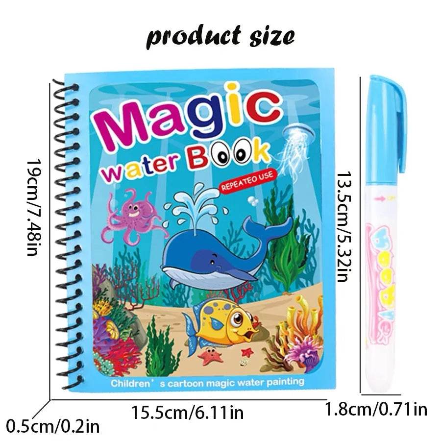 Montessori - Magic Water Book - Shop Jobie