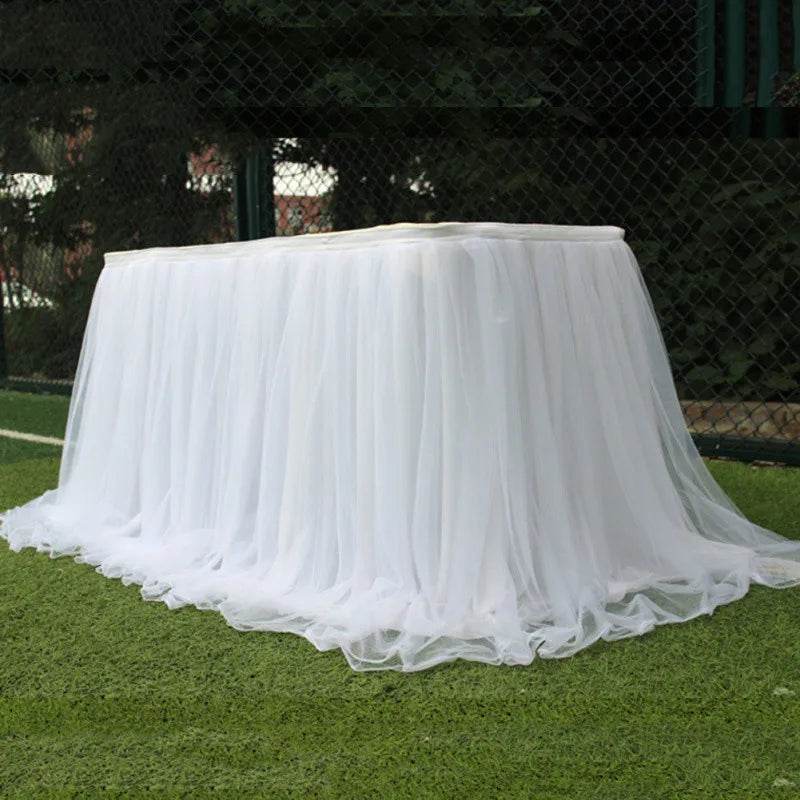Tulle Table Skirts - Party Decor - Shop Jobie