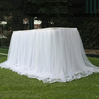 Tulle Table Skirts - Party Decor - Shop Jobie